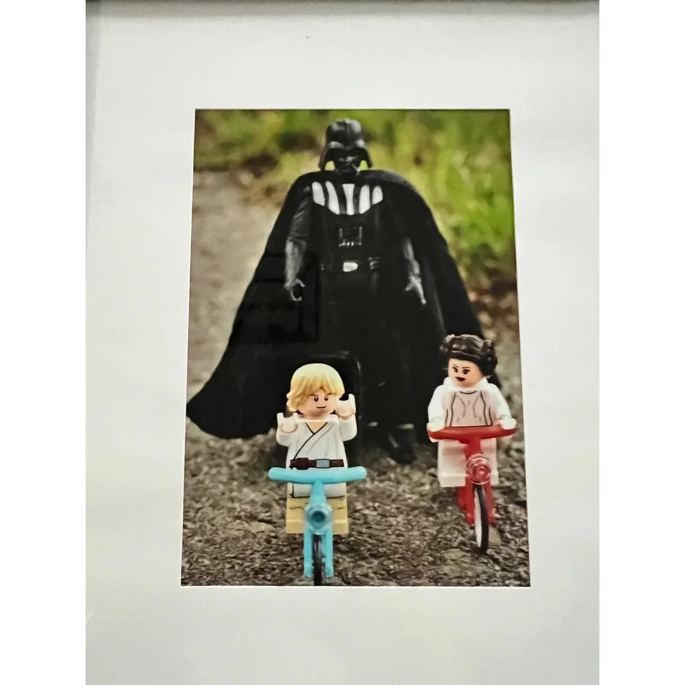 MCS Industries Framed Art Black Star Wars Lego Family‎ Photo 8x10